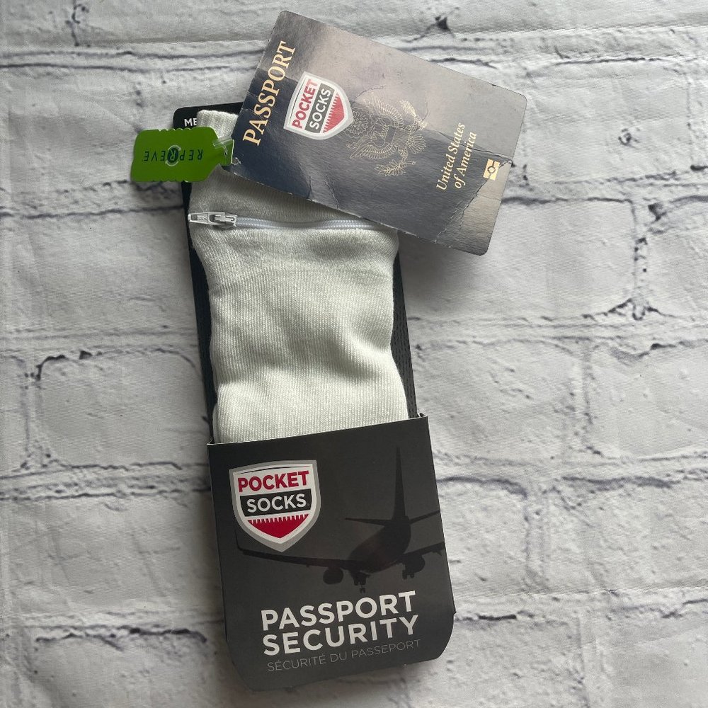 Pocket Socks Passport ID Everyday Security Ankle Socks